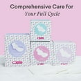 thumbnail image 6 of PurComfy Teens Maxi Period Pads with Wings for Tweens, Organic Cotton Sanitary Pads for Teens Girls 9-14, Teen Large, 90 CT, 6 of 9