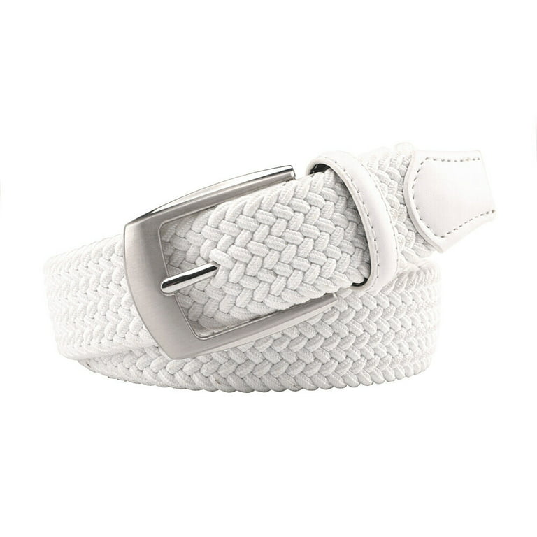 Elastic Fabric Braided Belt,Enduring Stretch Woven Belt for Unisex  Men/Women/Jun