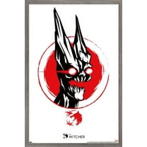 Netflix The Witcher Season 2 - Chernobog Wall Poster, 22.375" x 34", Framed