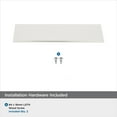 thumbnail image 3 of Amerock Edge Pulls 3-3/4 inch (96mm) Center-to-Center Polished Nickel Cabinet Edge Pull, 25 Pack, 3 of 4