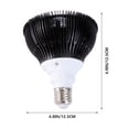 thumbnail image 2 of EeaseMX Luz LED para acuario, iluminación para mascotas, lámpara para pecera, bombilla para cultivo de plantas, 45 W, para agua salada, arrecife de coral, sumidero de algas (negra), 2 of 7