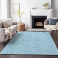 thumbnail image 6 of Addison Rugs Mayfield Washable Coastal Nautilus Aqua Rectangle Rug, 5' x 7'6", 6 of 6