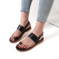 thumbnail image 1 of Zapatillas de mujer, Sandalias planas con punta de Clip, zapatos de verano atados para mujer, chanclas informales de playa para mujer, calzado femenino de moda 35-42 Sizes38 Gao Jinjia LED, 1 of 2