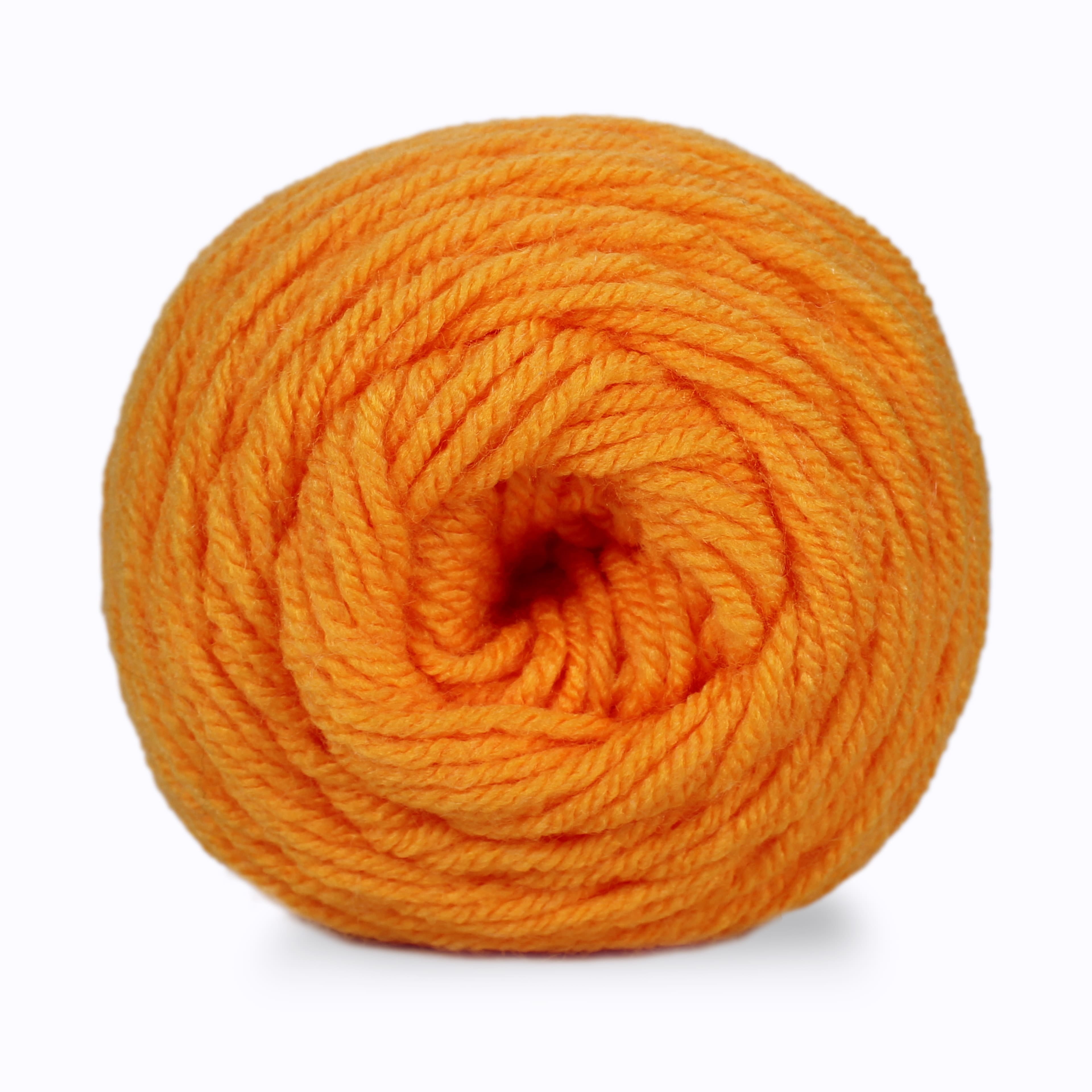 Big Twist, Value Yarn, Bright Orange, 1 ct., Pack 12