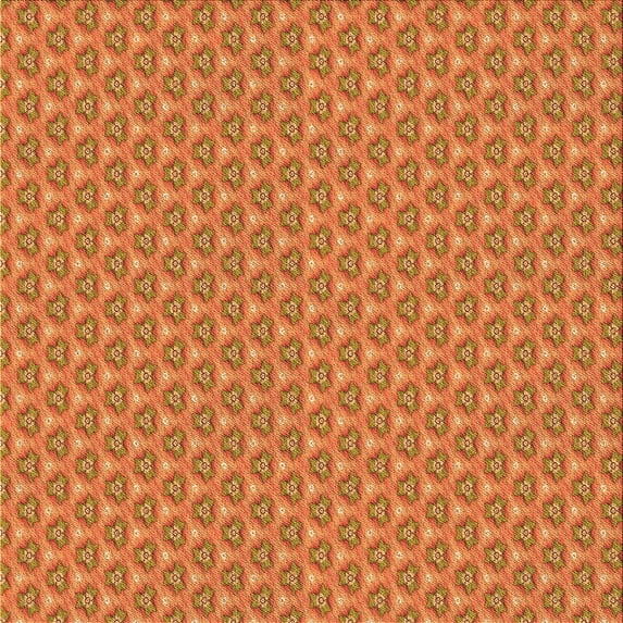 Ahgly Company Machine Washable Indoor Square Transitional Orange Area Rugs, 5' Square