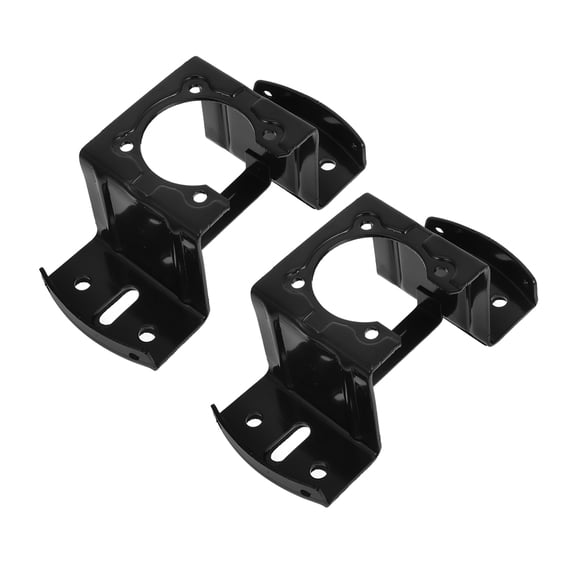 OFFIGAM Ceiling Fan Support Bracket, Iron Construction, Black Finish, Universal Fit, Easy Installation, 2 Pieces