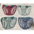 thumbnail image 2 of 4 Pair Vanity Fair Womens Illumination String Bikini-18108, PRINTS, 5 /Small, 2 of 4