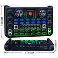 thumbnail image 4 of Mini Sound Mixer, Sound Card, Portable, Professional DJ Mixer, Stereo Mixer, Voice Changer for , Gaming Podcasting Broadcast, 4 of 7