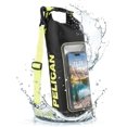 thumbnail image 1 of Marine IP68 Waterproof Dry Bag 2L - Roll Top Waterproof Backpack w/ Phone Case/Pouch - Boating & Kayak Accessories - Essentials for Camping Swimming Beach Fishing Rafting Travel - Black/Yell, 1 of 5