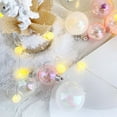 thumbnail image 4 of UEETEK Xmas Transparent Baubles Assorted Color for Christmas Tree and Party Decorations 36Pcs, 4 of 11
