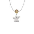 thumbnail image 2 of Delight Jewelry Silvertone White Ghost Mia Monkey Charm Necklace, 2 of 4