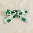 thumbnail image 5 of HWJAD Baby Girl My First St Patrick's Outfit - Newborn Shamrock Long Sleeve Romper Pants Headband Cute Clothes Set, 5 of 11