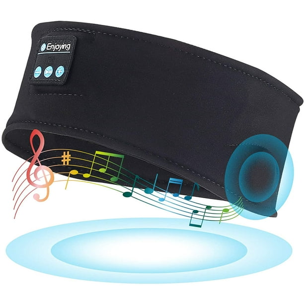 Casque de sommeil Bluetooth sans fil Bandeau de sport Écouteur élastique  doux