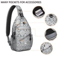thumbnail image 2 of Tribal Ink Style Sling Backpack Lightweight Crossbody Bag for Hiking, Outdoor Activities and Daily Commuting, 2 of 6