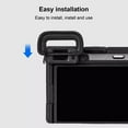 thumbnail image 4 of Camera Viewfinder Eye Cup, Professional 3 in 1 Camera Eyecup Protective Easy Installation  for Camera Accessories, 4 of 7