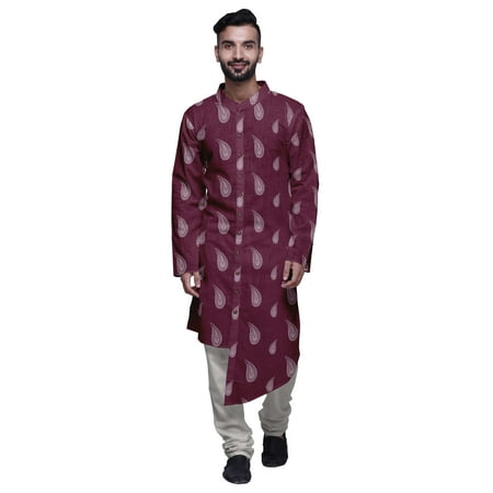 

Atasi Cotton Printed Kurta Set For Men Designer Casual Kurta Pajama Clothing