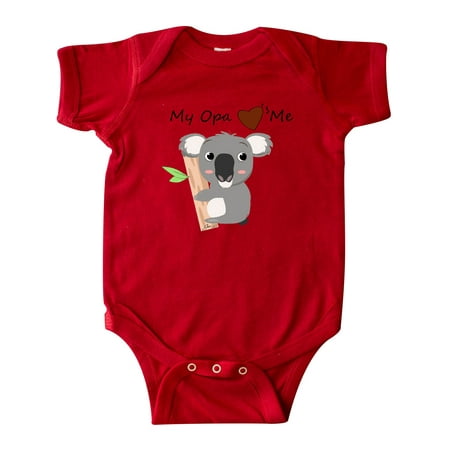 

Inktastic Koala ( opa loves me) Gift Baby Boy or Baby Girl Bodysuit