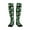 2 Black-2, variant on Green Squares Compression Socks for Women and Men 20-30mmHg-Circulation Support Socks Knee High Nurse Pregnant Running Medical and Travel Athletic