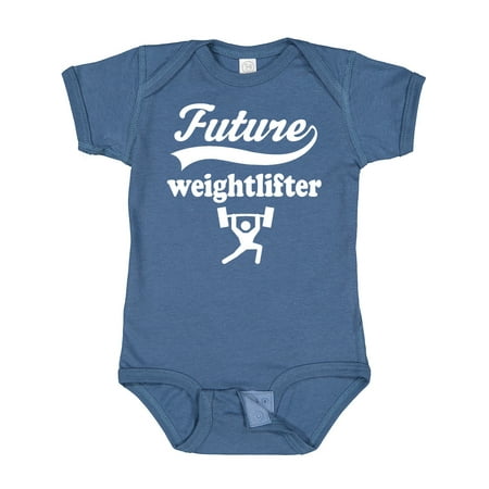 

Inktastic Future Weightlifter in Training Gift Baby Boy Bodysuit