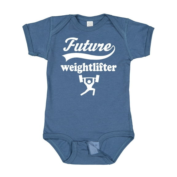 Inktastic Future Weightlifter in Training Boys Baby Bodysuit