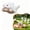 H, variant on Z52LingLing Decoration Miniature Resin Bunny Figurine Sitting Pose, Cute Micro Landscape Rabbit Ornament, Tiny Fairy Garden Terrarium Plant Pot Accessory