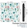 thumbnail image 2 of Floral Game Mat for Tables 31.5 Inch Square Rubber Material Ideal Surface for Playing Mahjong Also Works for Cards and Boards, 2 of 7