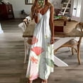 thumbnail image 1 of Qiopertar Mode Femmes Été Décontracté Robe Longue Sans Manches Col en V en Solde Livraison Gratuite à Moins de 5$ jusqu'à 90 % de Réduction, 1 of 5