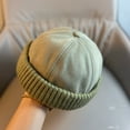thumbnail image 2 of Winter Fisherman Hats Warm Knit Brimless Hat Retro Cap Adjustable, 2 of 3