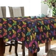 thumbnail image 3 of JSTEL Butterfly Print Rainbow Color Table Cloth Rectangle 60 x 120 Inch Tablecloth Anti Wrinkle Table Cover for Dining Kitchen Parties, 3 of 6