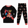 thumbnail image 5 of TOWED22 Toddler Baby Boys Girls Pajamas Kids 2 Piece Pj's Long Sleeve Cartoon Sleepwear Clothes Set Outfits,Little Girl Pajamas 3 6 9 12 18 24 Months 2t 3t 4t 5t 6t 7t 8t 9t(Red,5-6 Y), 5 of 9