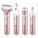 thumbnail image 1 of 4 In 1 Women Electric Shaver Rechargeable Waterproof Razor Painless Epilator Body Hair Remover Nose Hair Beard Bikini, 1 of 2