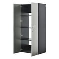 thumbnail image 4 of Klair Living Astro Series Metal Wall Mounted Storage Cabinet in Metallic Gray, 4 of 11