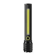 thumbnail image 1 of Linterna recargable por USB de aleación de aluminio | LED COB con zoom, haz potente para exteriores, camping, senderismo, luz de emergencia, 1 of 2