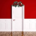 thumbnail image 5 of TheFound Christmas PVC Wreath Artificial Wreath with Berry Christmas Ball Decor for Front Door, Window, 5 of 5