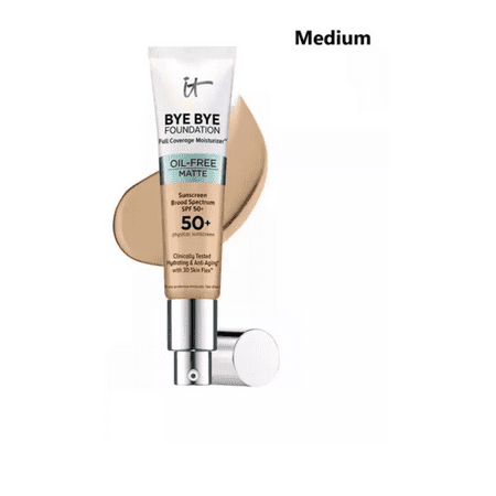 It Cosmetics Bye Bye Foundation Moisturizer Oil Free Matte (medium) 1 OZ