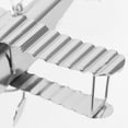 thumbnail image 3 of WHAMVOX Retro Iron Airplane Model Craft Decoration for Home Decor Silver Vintage Charm 1 Piece, 3 of 8