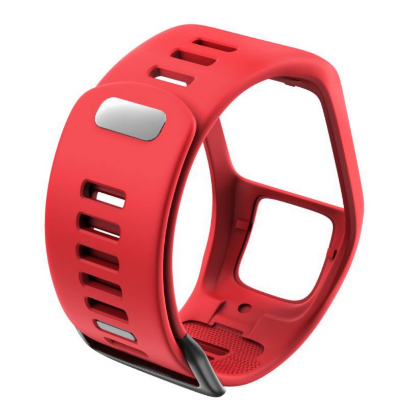 Silicone Watch Strap Compatible with Tomtom Adventurer/Runner 3/Spark  3/Golfer 2 - Fitness Tracker Band with Clasp - Walmart.com