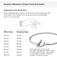 thumbnail image 5 of Pandora Moments Heart T-Bar Snake Chain Bracelet - 599285C00-16, 5 of 7
