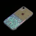 thumbnail image 5 of Case for iPhone XR, Luminous Fashionable Trendy Shiny Glitter Phone Cover, Gradient Non-Yellowing Shockproof with Glamorous Shimmering Protection Case for iPhone XR, White, 5 of 6