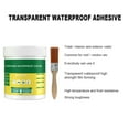 thumbnail image 5 of 100g Transparent Waterproof Agent Waterproof Coat Mighty Paste Polyurethane with Brush Invisible Paste Sealant for Home for Roof Bathroom, 5 of 5