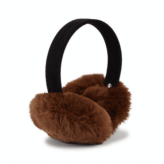 Surell Women's Faux Beaver Fur Earmuffs