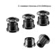 thumbnail image 5 of Greeniant Tornillo de aleación para bicicletas de 4 piezas, tornillos universales para fijación de bicicletas, tornillos de rueda de cadena, piezas de Ciclismo Tipo 18 Greeniant OD025072-18, 5 of 6