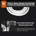 thumbnail image 4 of MesaSe Washing Machine Water Inlet Hose Washer Pipe Tube Connector extended line White Color [3m], 4 of 7