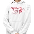 thumbnail image 2 of Candy Cane Cutie Hoodie Sweatshirt Unisex Large White, 2 of 5