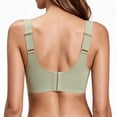 thumbnail image 4 of Mifsaly Womens Wireless Sports Bra with V Neck Wide Shoulder Straps Smooth Molded Cups and Longline Underband Comfortable Active Bralette for Yoga Fitness and Daily, 4 of 7