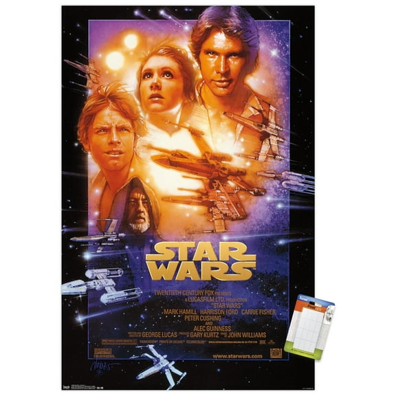 Star Wars: A New Hope - One Sheet Wall Poster, 22.375" x 34"
