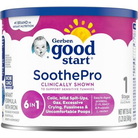 UPC: 0050000487226 | Gerber Good Start Baby Formula Powder SoothePro Stage 1 19.4 Ounce