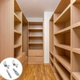 thumbnail image 7 of 72Pcs Shelf Pegs Support Kit, 6 Styles Pins, Nickel Plated Cabinet for Shelves Bookcase Bookshelf, 7 of 7