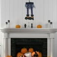 thumbnail image 6 of Halloween Witch's Legs for Wreath Plush Stuffed Witch Legs with Shoes Sticking out of Window Door Car Auto Wicked Trunk Outdoor Novelty Hanging Car Trunk Yard Decor, 6 of 9