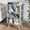 Blue-3-Tier, variant on Night Stand Blue Nightstand Modern End Table With Open Storage 2-tier Bedside For Small Space Living Room Bedroom